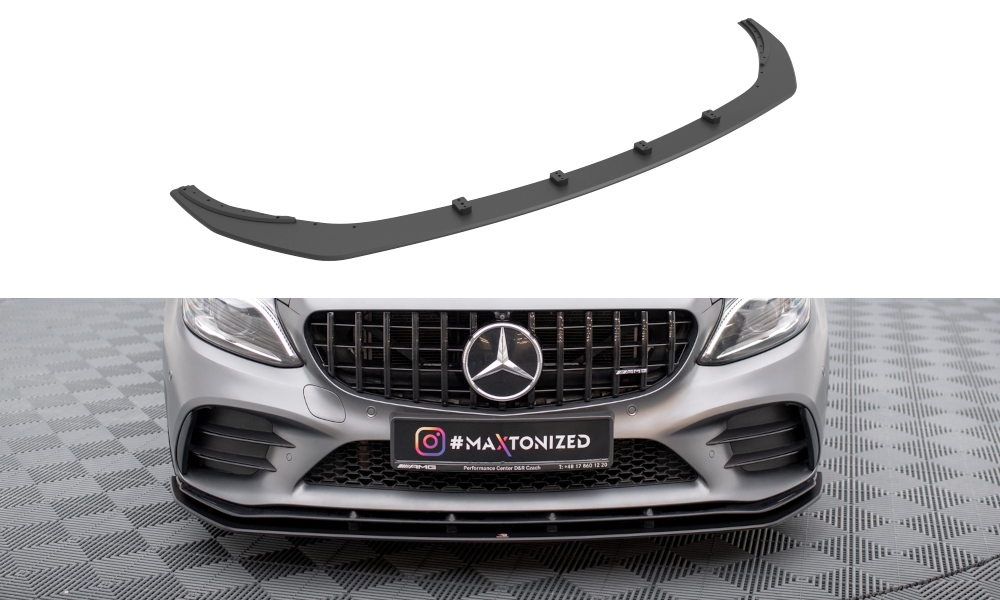 Voorspoiler passend voor Mercedes C43 W205 Coupe FL Maxton