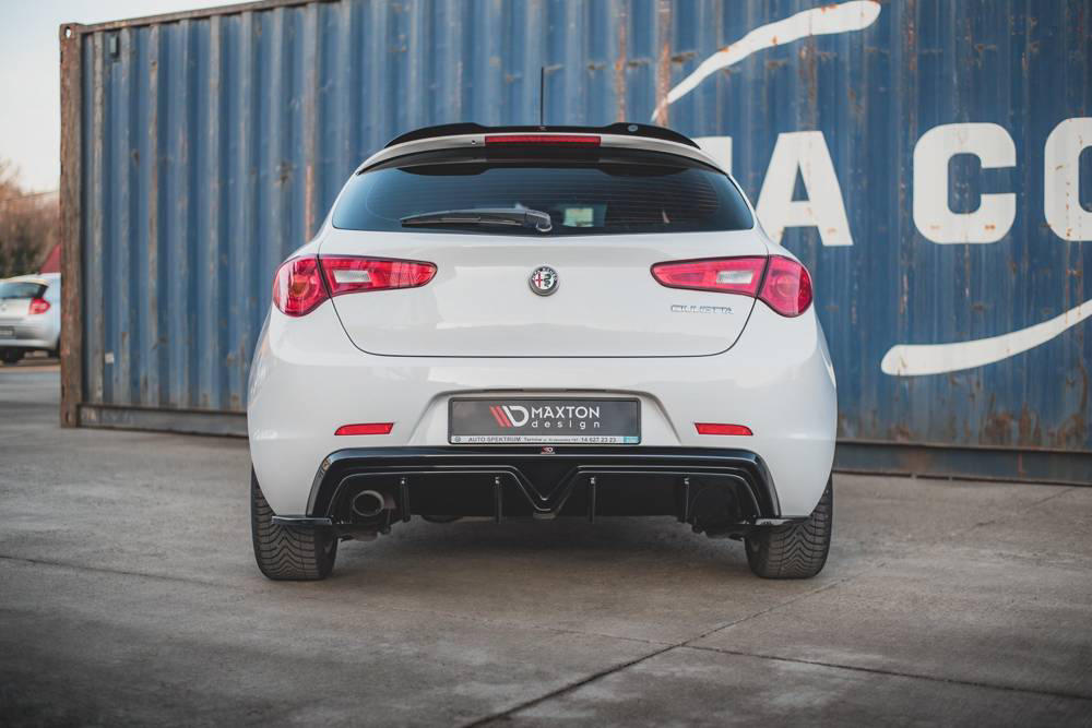Diffuser Alfa Romeo Giulietta Facelift Glanzend Zwart Enkel