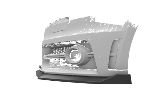 Voorspoiler passend voor Audi A1 (8X) S-Line