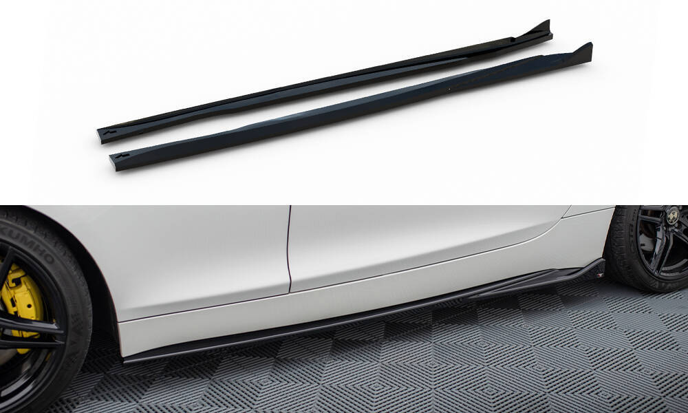 Zijskirts passend voor BMW Z4 E89 Maxton Glans Zwart