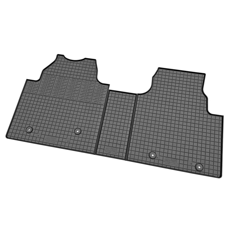 Rubber matten  Ford Tourneo Custom (V710) 2023- (3-delig + montagesysteem)