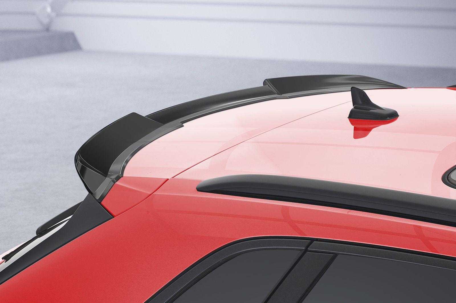 Spoiler passend voor Audi Q3 S-Line F3 CSR Glans Zwart