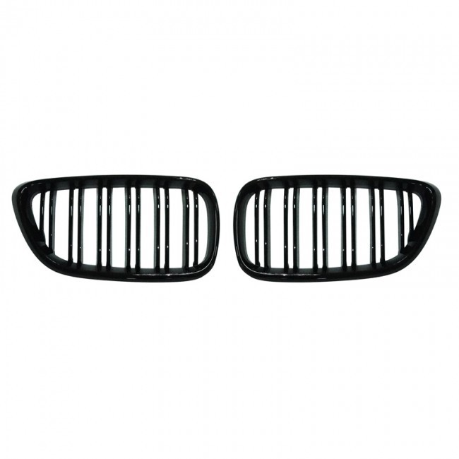 Grill Nieren passend voor BMW 2-Serie F22 2013-2016 M-Style Glanzend zwart