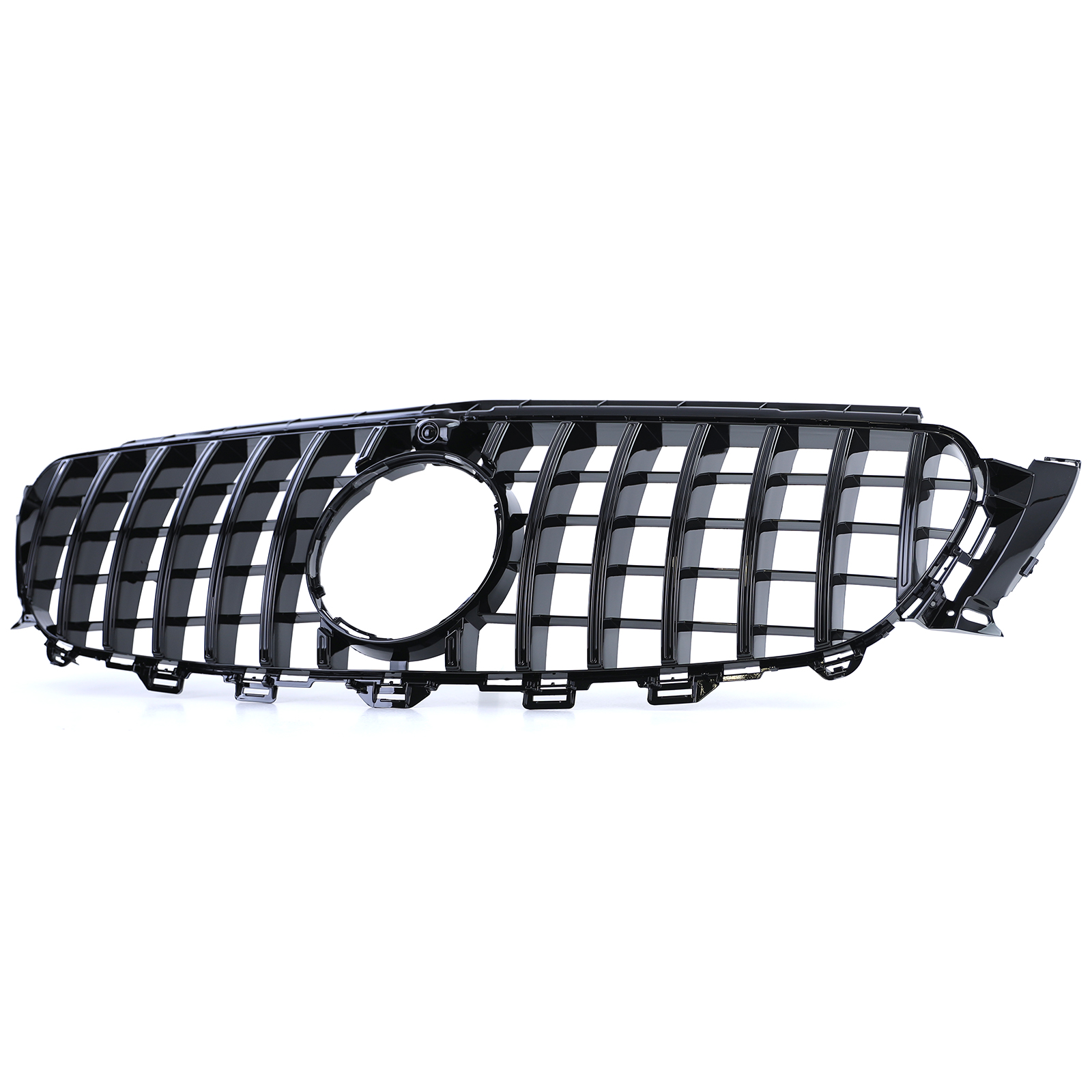 Grill passend voor Mercedes Benz E-Class W213 S213 C238 (2016+) Zwart met 360 Camera