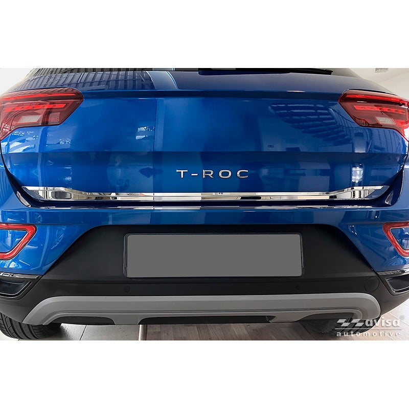 Avisa Chroom RVS Kofferbak Sierlijst  Volkswagen T-Roc 2017-2022 & Facelift 2022-2025 (incl. Cabrio)