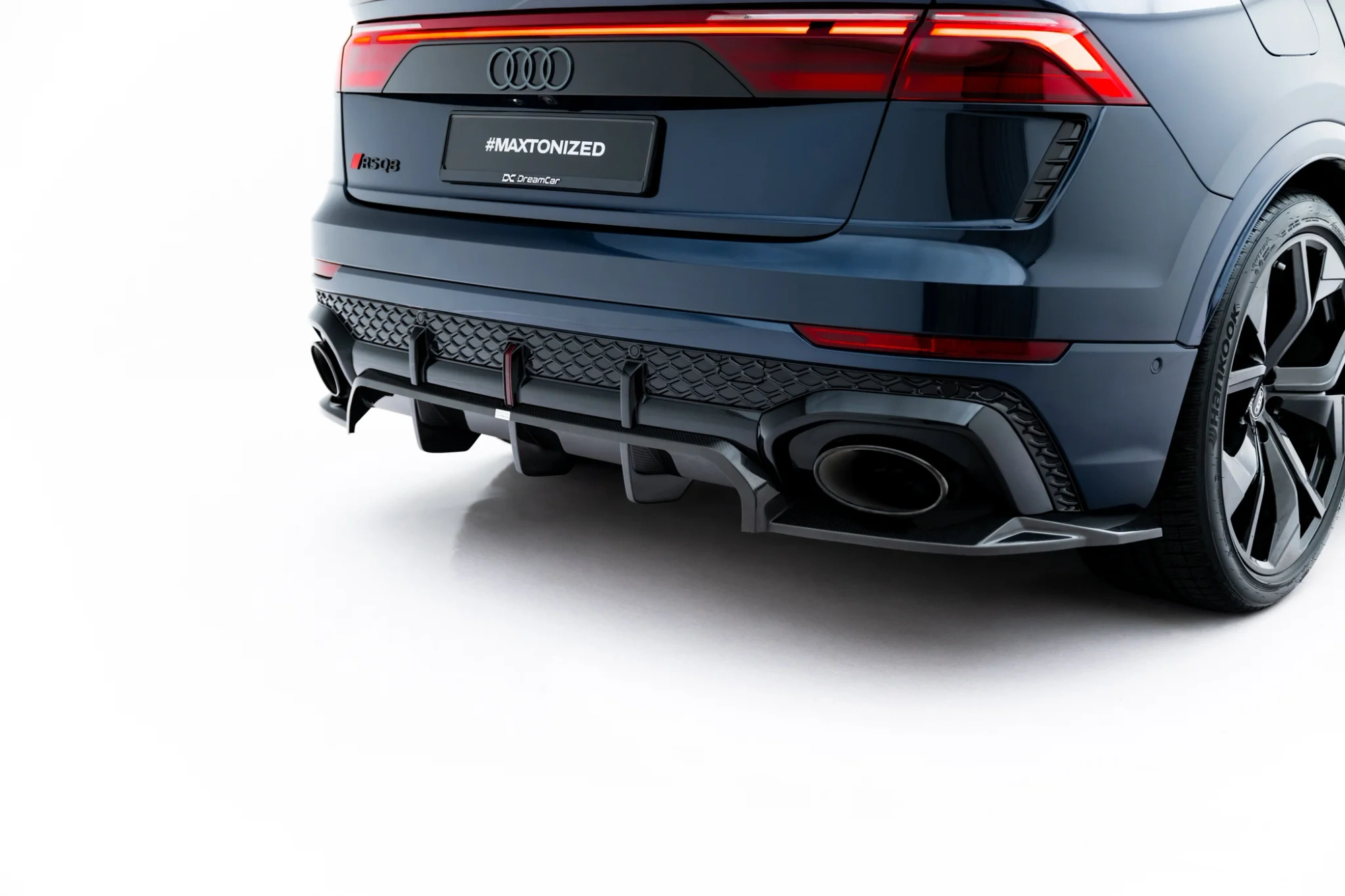 Diffuser passend voor Audi RSQ8 Mk1 Facelift – Maxton Prepreg Carbon Fiber Rear Splitter