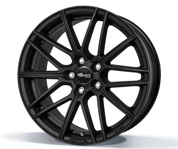 Brock B34 8x18 5x100 ET38 zwart mat gelakt (SKM) Velgen