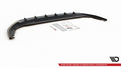Voorspoiler passend voor Volkswagen Golf 8 Maxton Glans Zwart