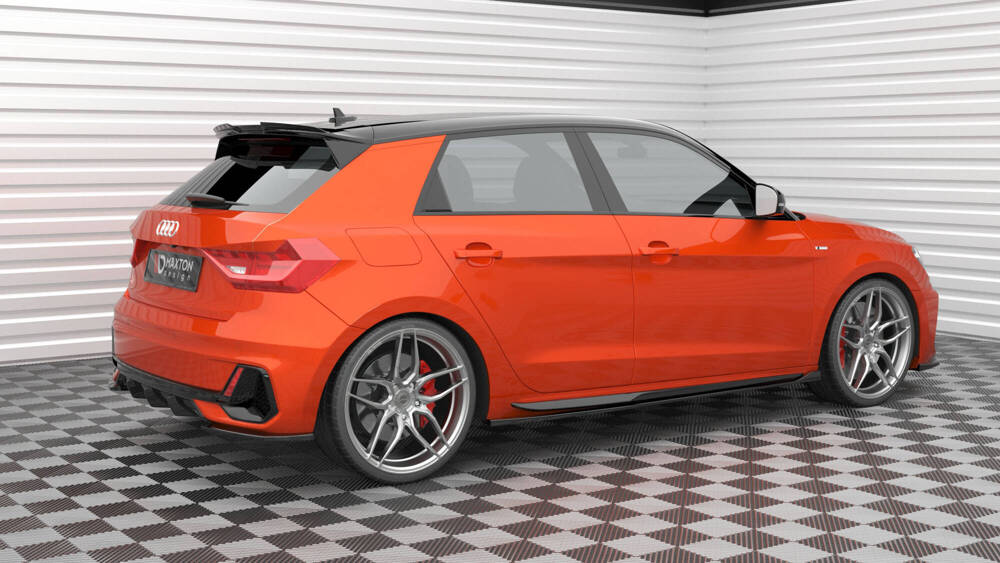 Zij Diffusers Audi A1 S-LINE GB glanzend zwart
