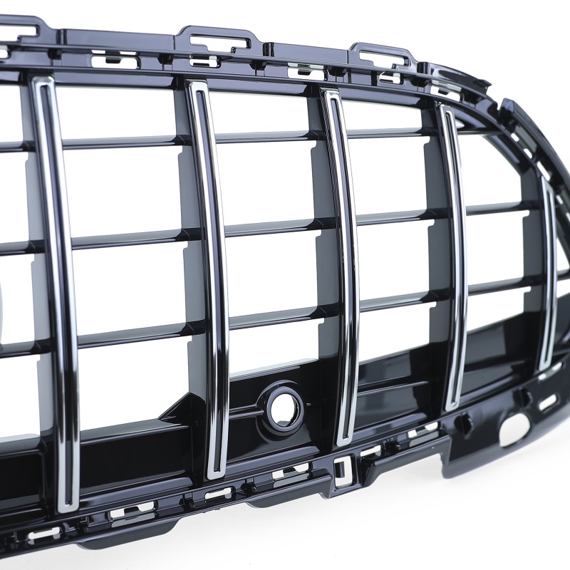Grill passend voor Mercedes C-Class W206 (21-..) GT Look Chroom Zwart
