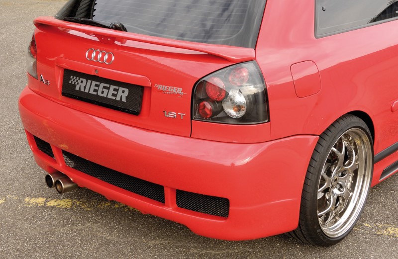 Achterbumper passend voor Audi s3-look Audi A3 8L niet Quattro ABS Rieger