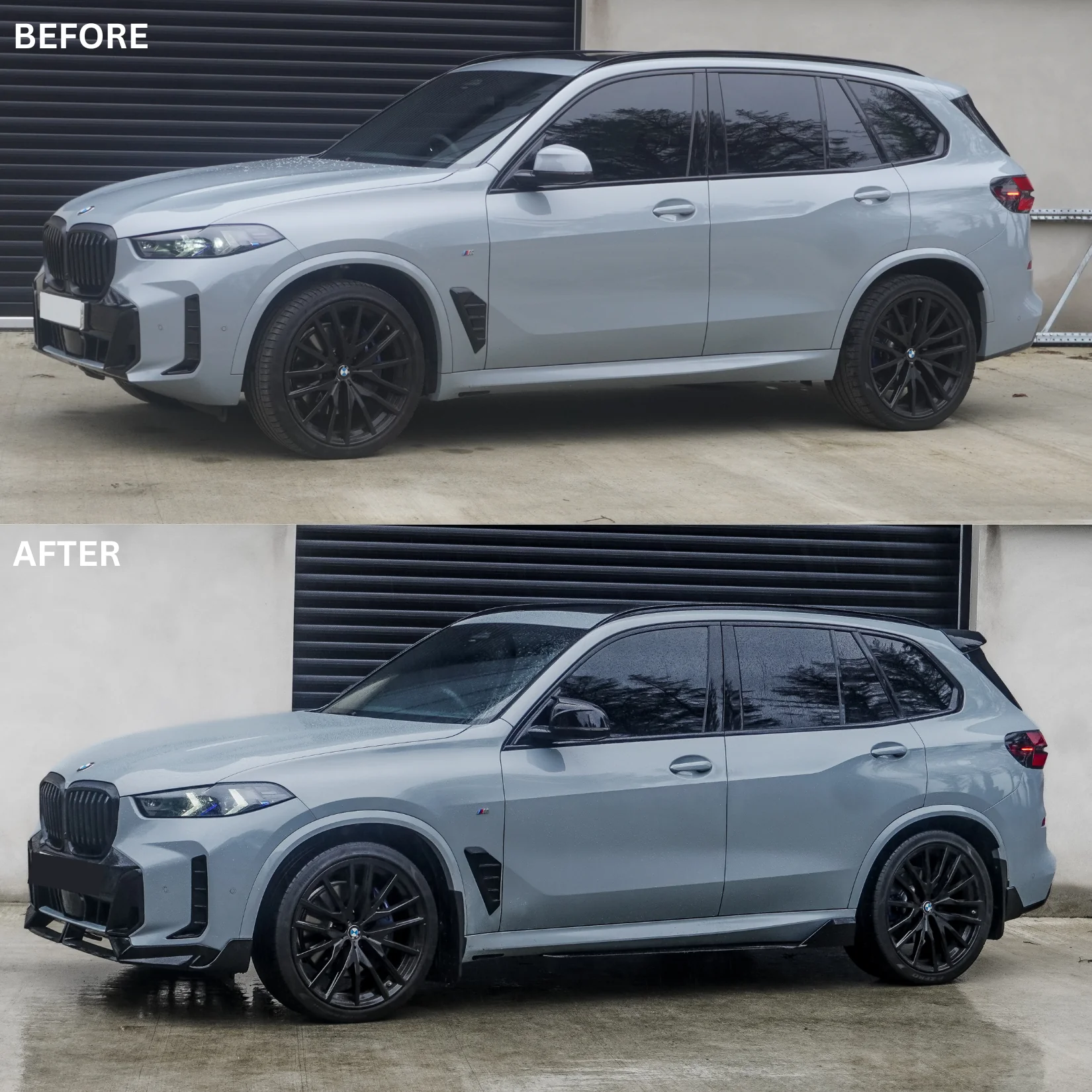Bodykit passend voor BMW X5 G05 LCI M-performance glanzend zwart