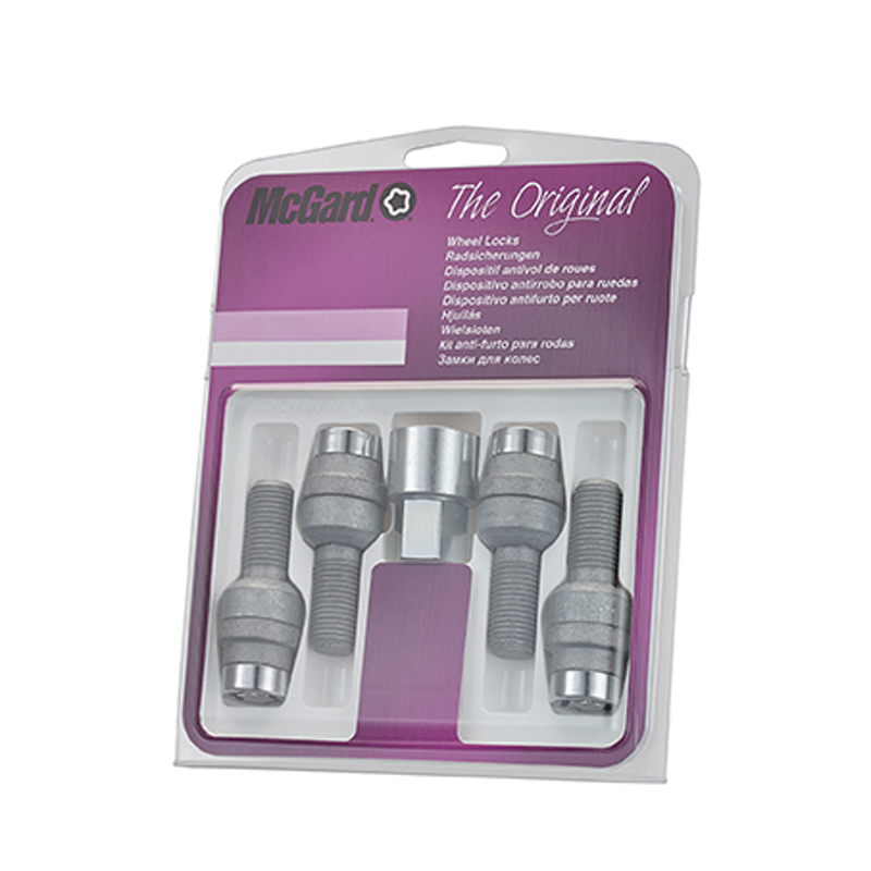 McGard Slotboutenset M14x1.50 - Bolkonisch R14 - Lengte 28.3mm (17mm kop)