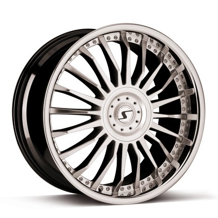 Velgen Schmidt CC-Line Highgloss zilver 1dlg. 10.5x19 4x100 ET45