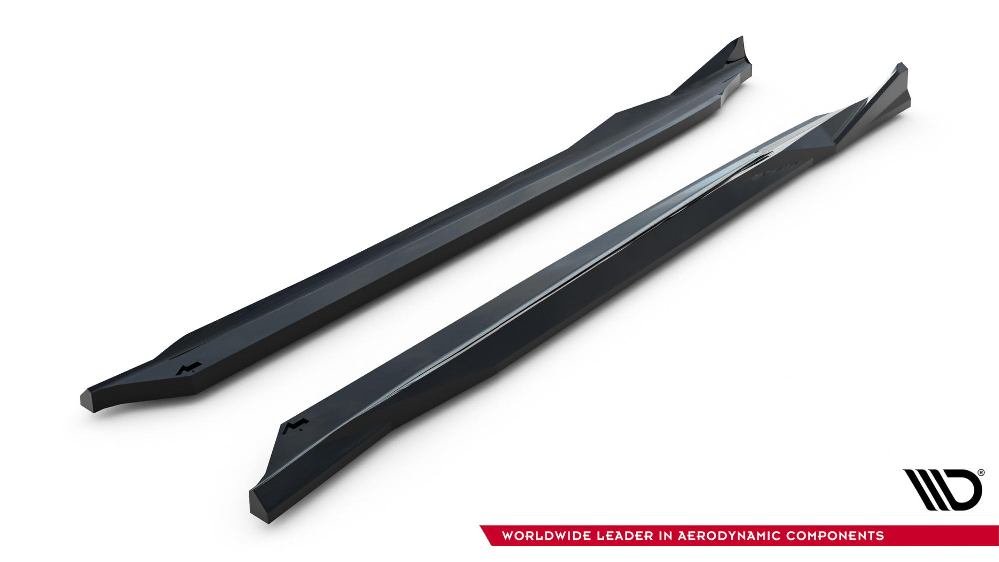 Zijskirts passend voor BMW X2 M-Pack / iX2 U10 Maxton Glans Zwart
