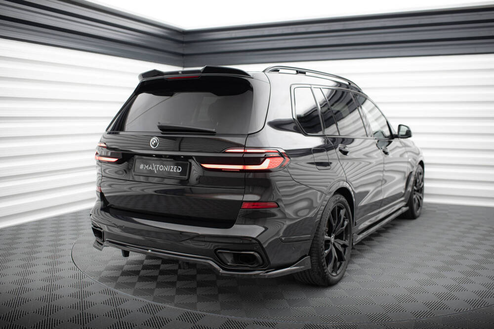 Spoiler BMW X7 M-Pack G07 FL Maxton Glans Zwart