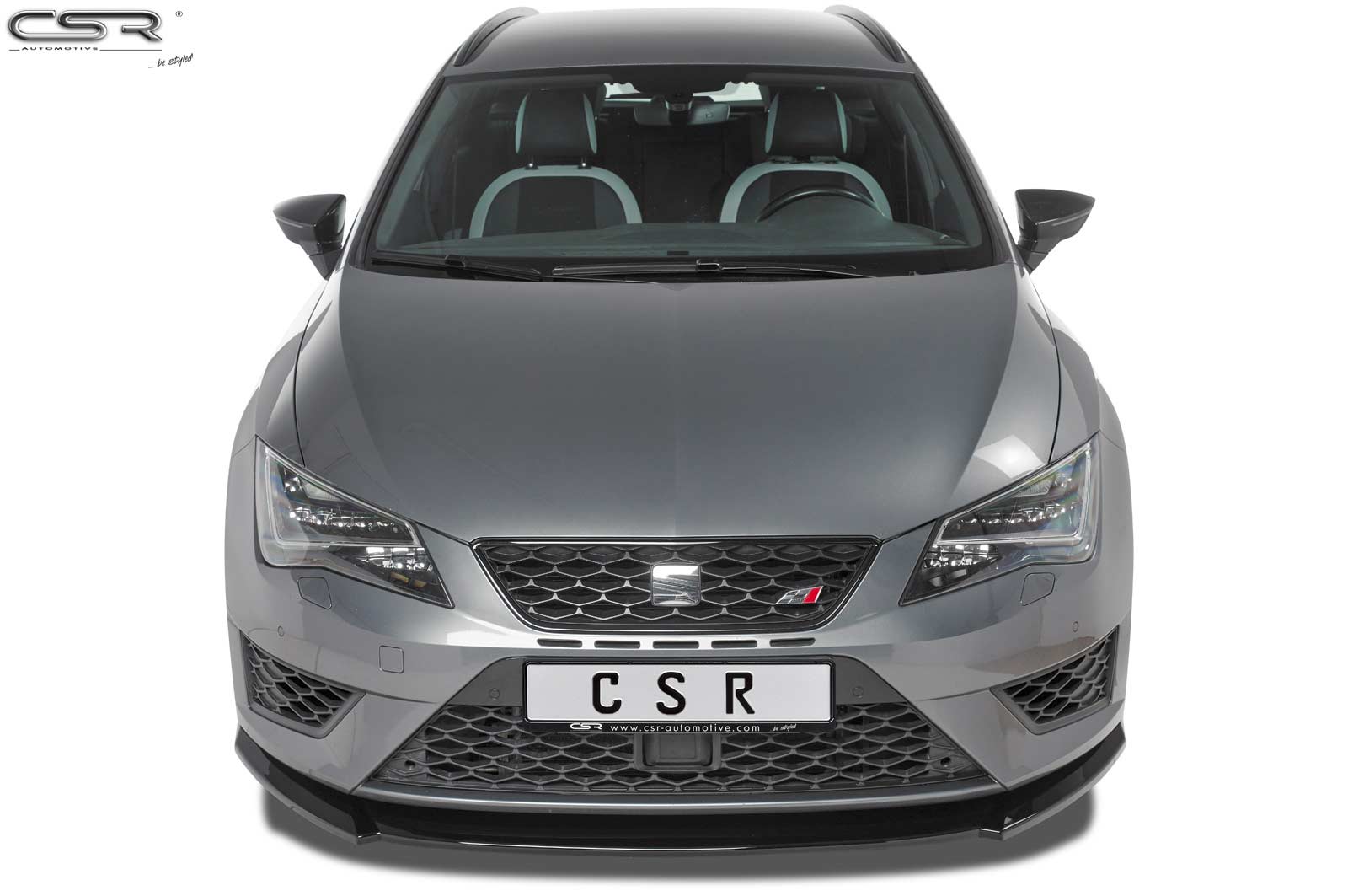 Voorspoiler passend voor Seat Leon III 5F Cupra / FR Carbon Look