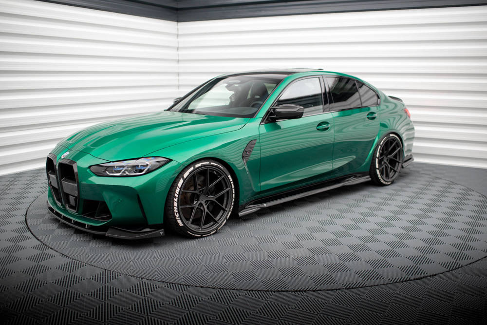 Zijskirts passend voor BMW M3 G80 / G81 Maxton Carbon
