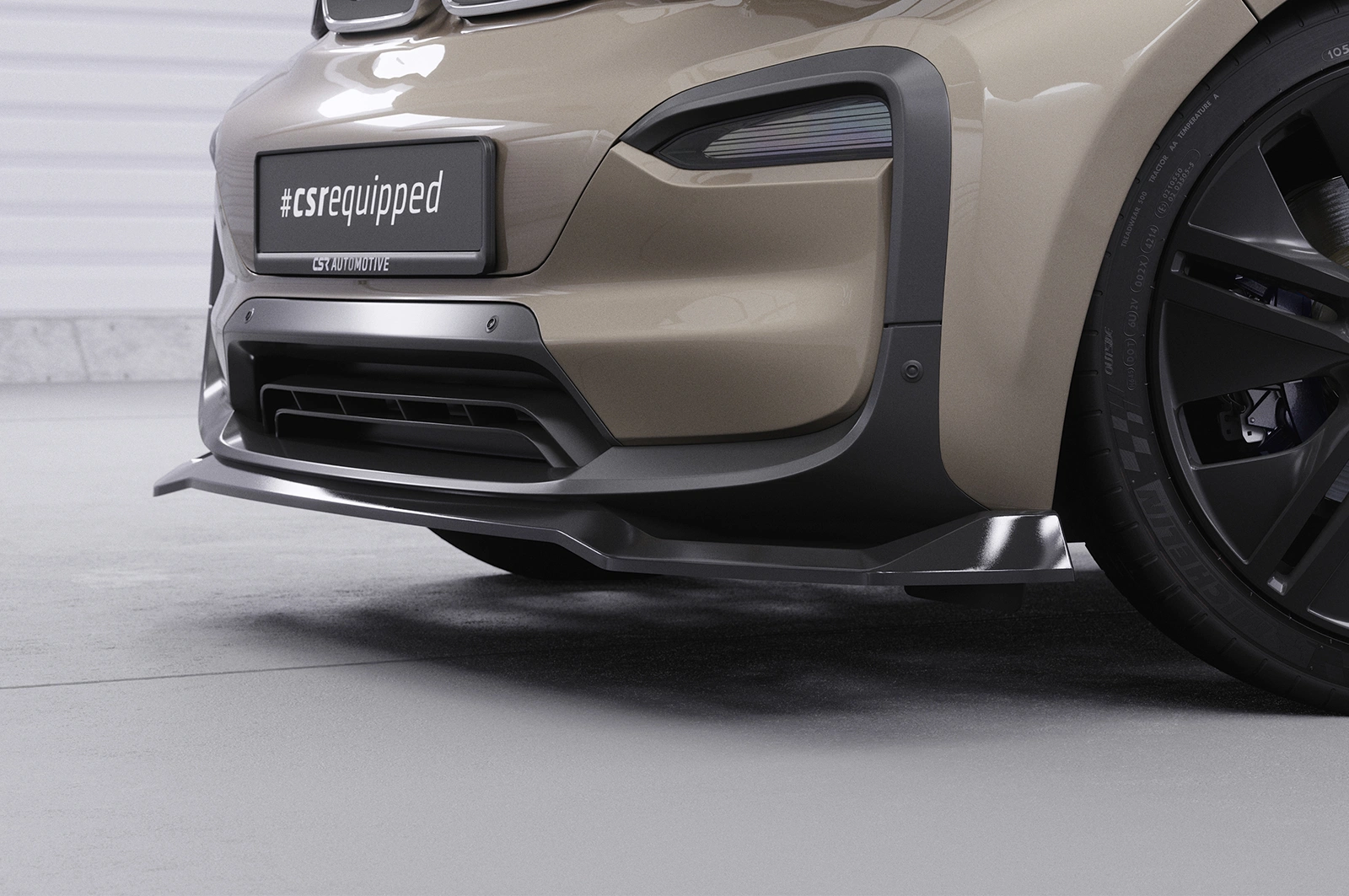 Voorspoiler passend voor BMW i3 Glans Zwart (2017–) CSR