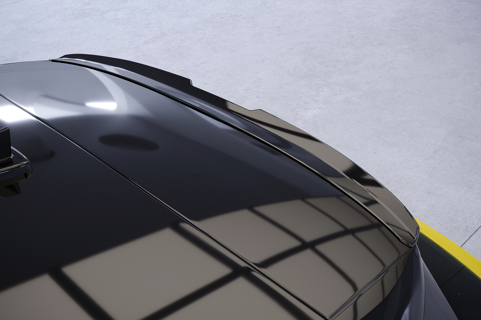 Spoiler passend voor Audi A1 (Type GB) CSR Glans Zwart