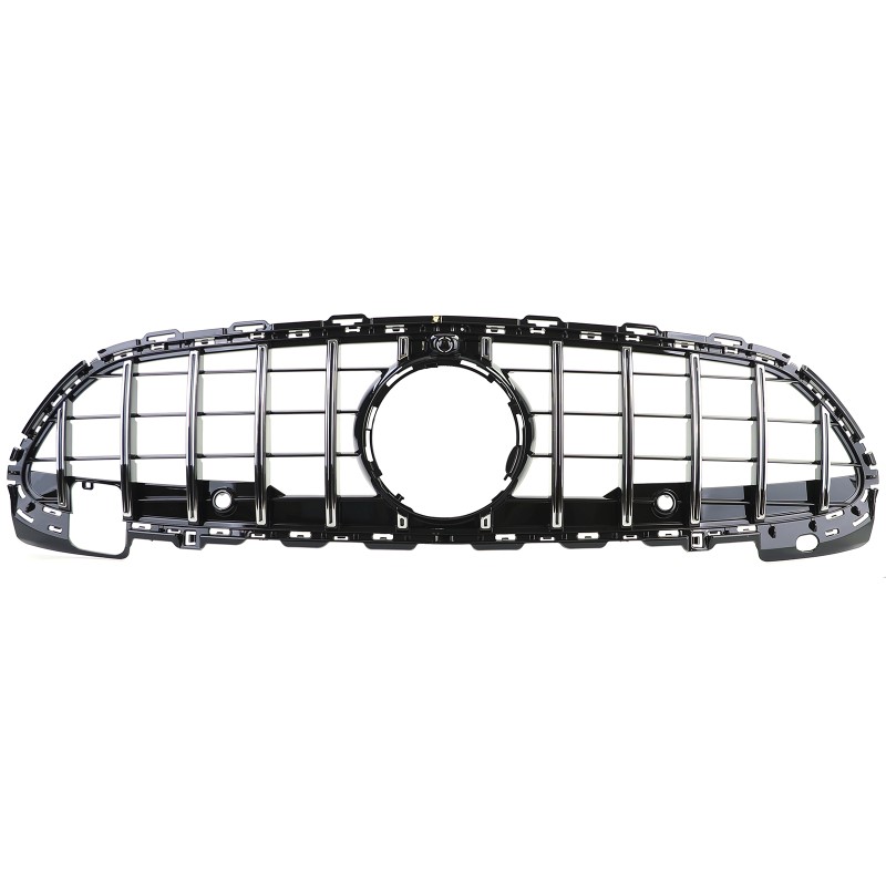 Grill passend voor Mercedes C-Class W206 (21-..) GT Look Chroom Zwart