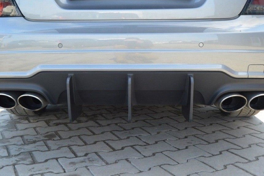 Diffuser passend voor Mercedes C-klasse W204 AMG-Line Maxton Design