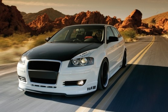 Voorspoiler passend voor Audi A3 8P ABS 06- Rieger