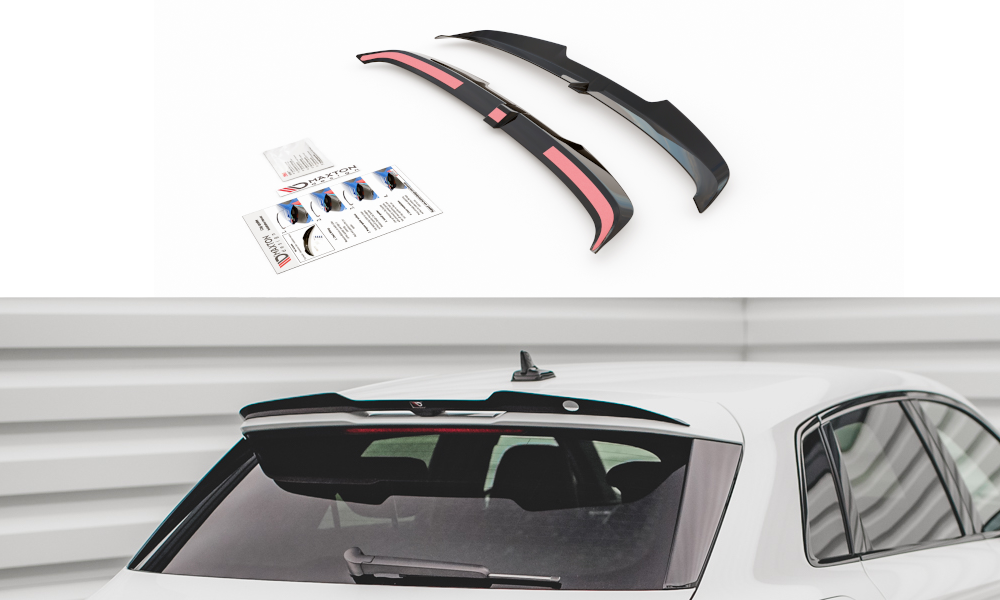 Spoilerkap Audi RS3 / S3 / A3 S-Liine 8Y glanzend zwart V.2