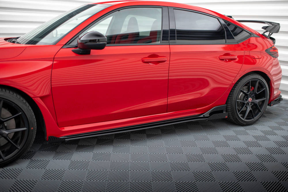 Zijskirts met Canards Street Pro Honda Civic Type-R Maxton