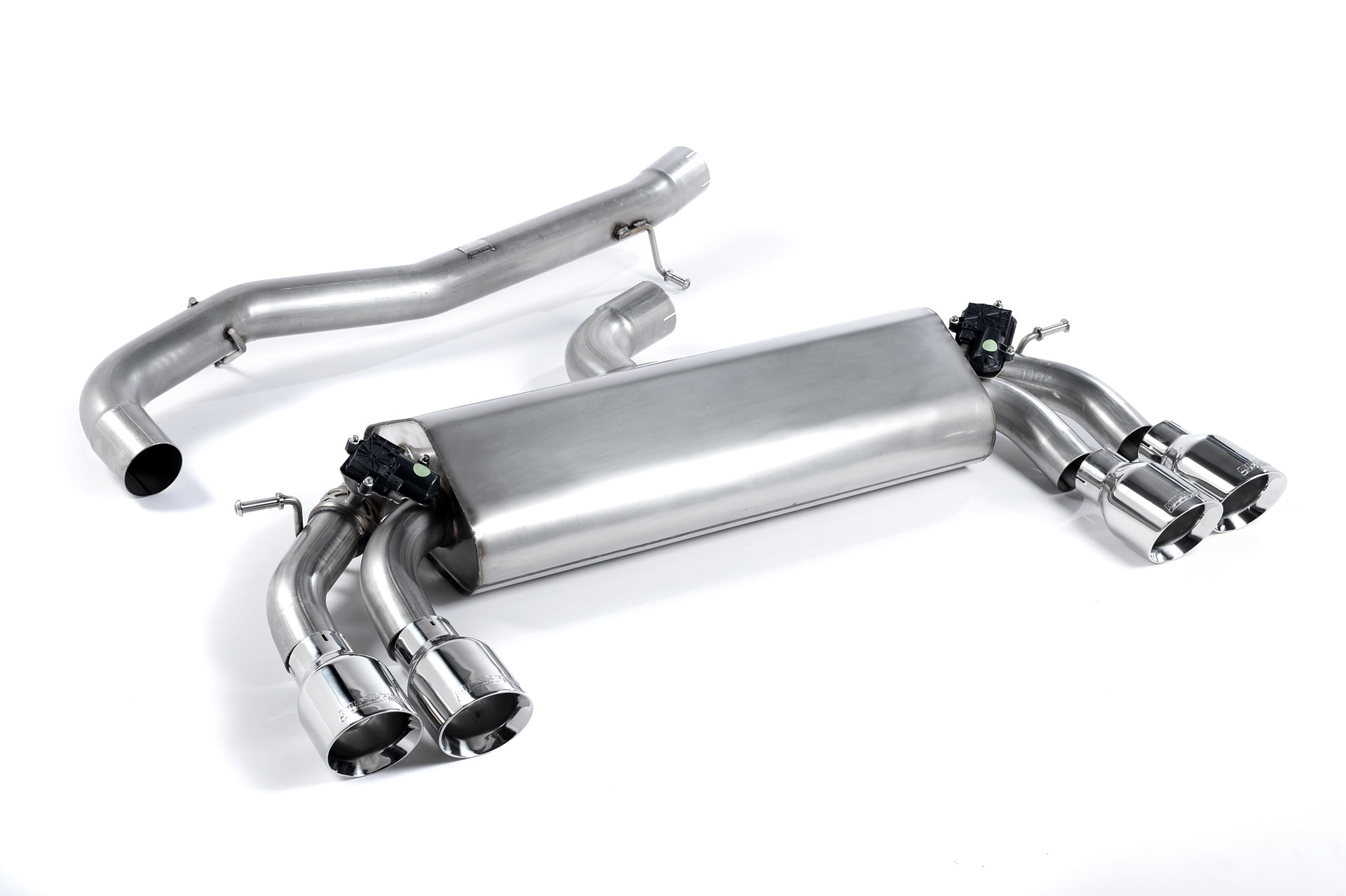 Milltek VW Golf VII R 14-16 Cat back Non-Resonated Valve Dual 100mm GT100