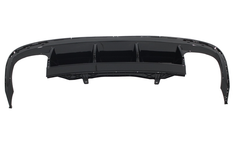 Diffuser passend voor VW Passat CC (2012-2017) R Line Design Glans Zwart