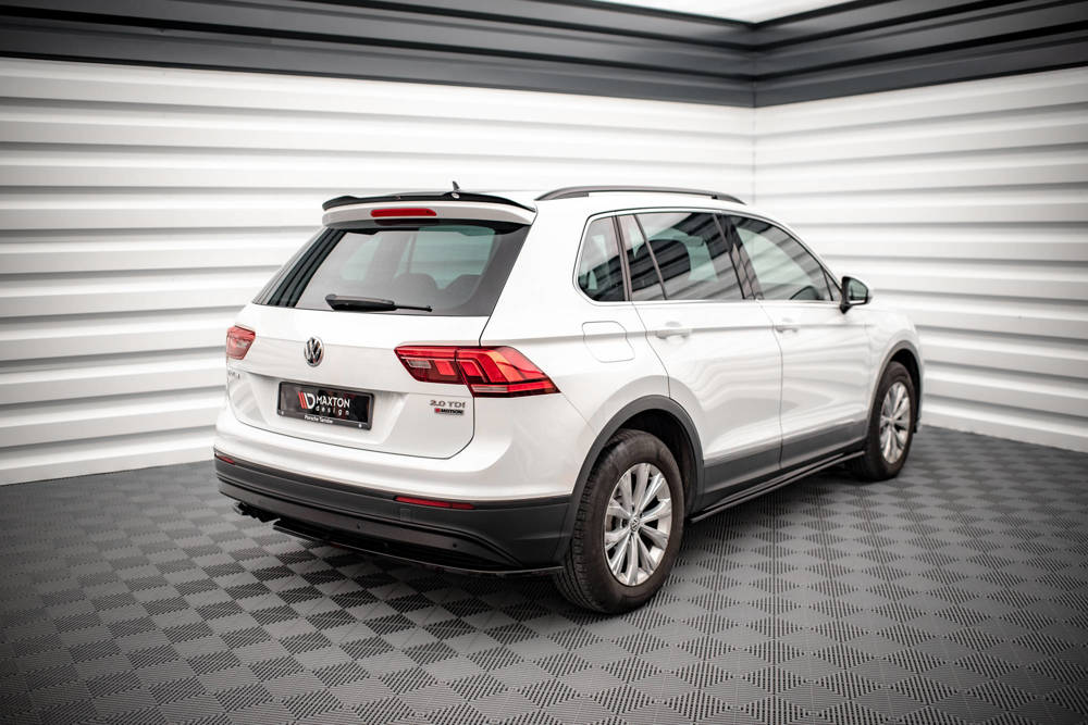 Spoiler passend voor Volkswagen Tiguan MK2 Maxton Glans Zwart