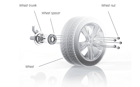 Pro Spacers Ford Fusion 08.02-.. 4x108 15mm Eibach Black
