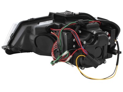 Koplampen passend voor Audi A3 8P 08-12 Tube Light LED Zwart