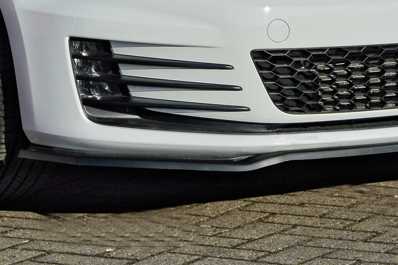 Voorspoiler Volkswagen Golf 7 GTI GTD 13-17 Glans Zwart