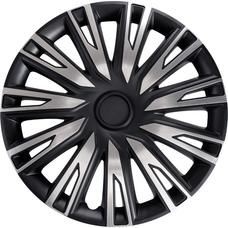 4-Delige Wieldoppenset Copra 15-inch alu/zwart