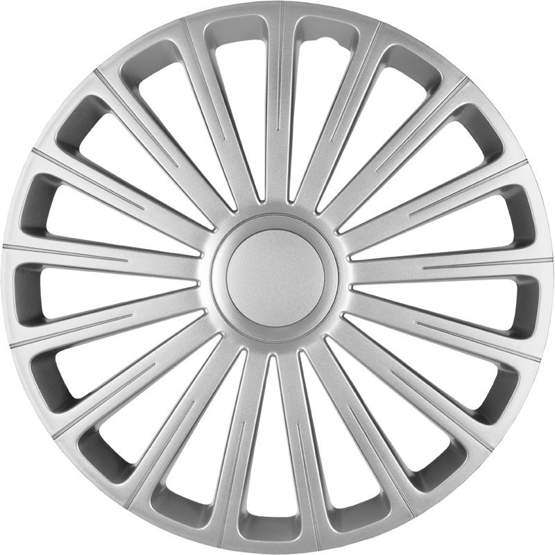 4-Delige Wieldoppenset Radical 13-inch zilver
