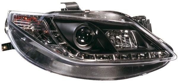 Koplampen passend voor Seat Ibiza 6J 08-12 DRL Zwart