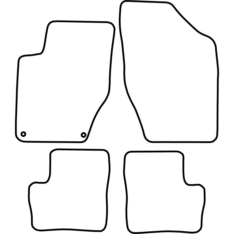 Automatten Velours  Citroën DS4 2011-