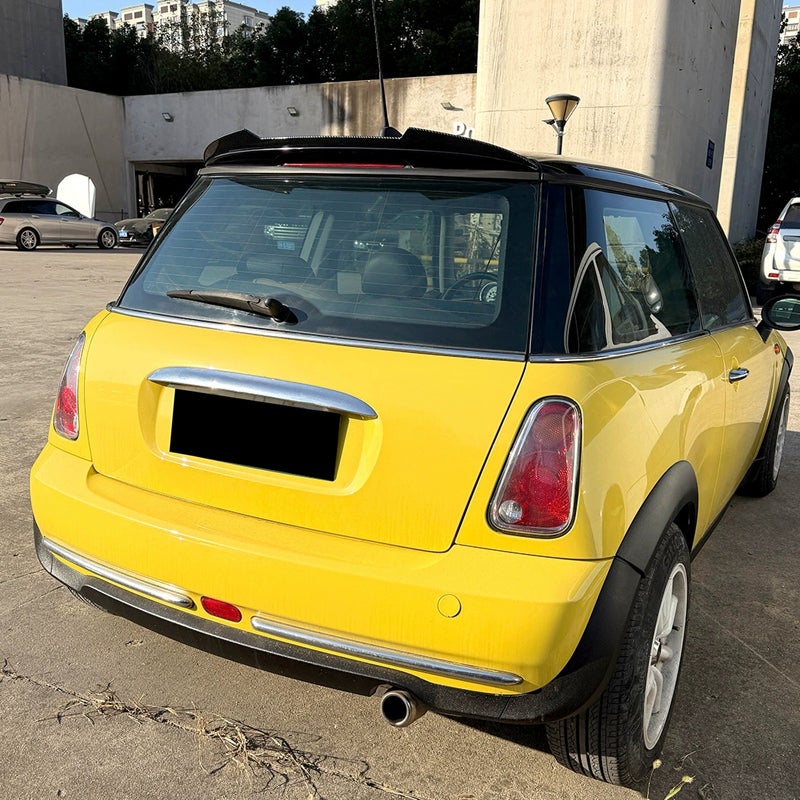 Dakspoiler (Spoiler Cap)  Mini One/Cooper R50/R53 2001-2006 (ABS Glanzend zwart)