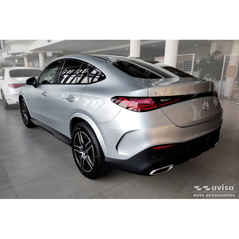 Echt 3D Carbon Achterbumperprotector  Mercedes GLC II Coupe (C254) 2022-