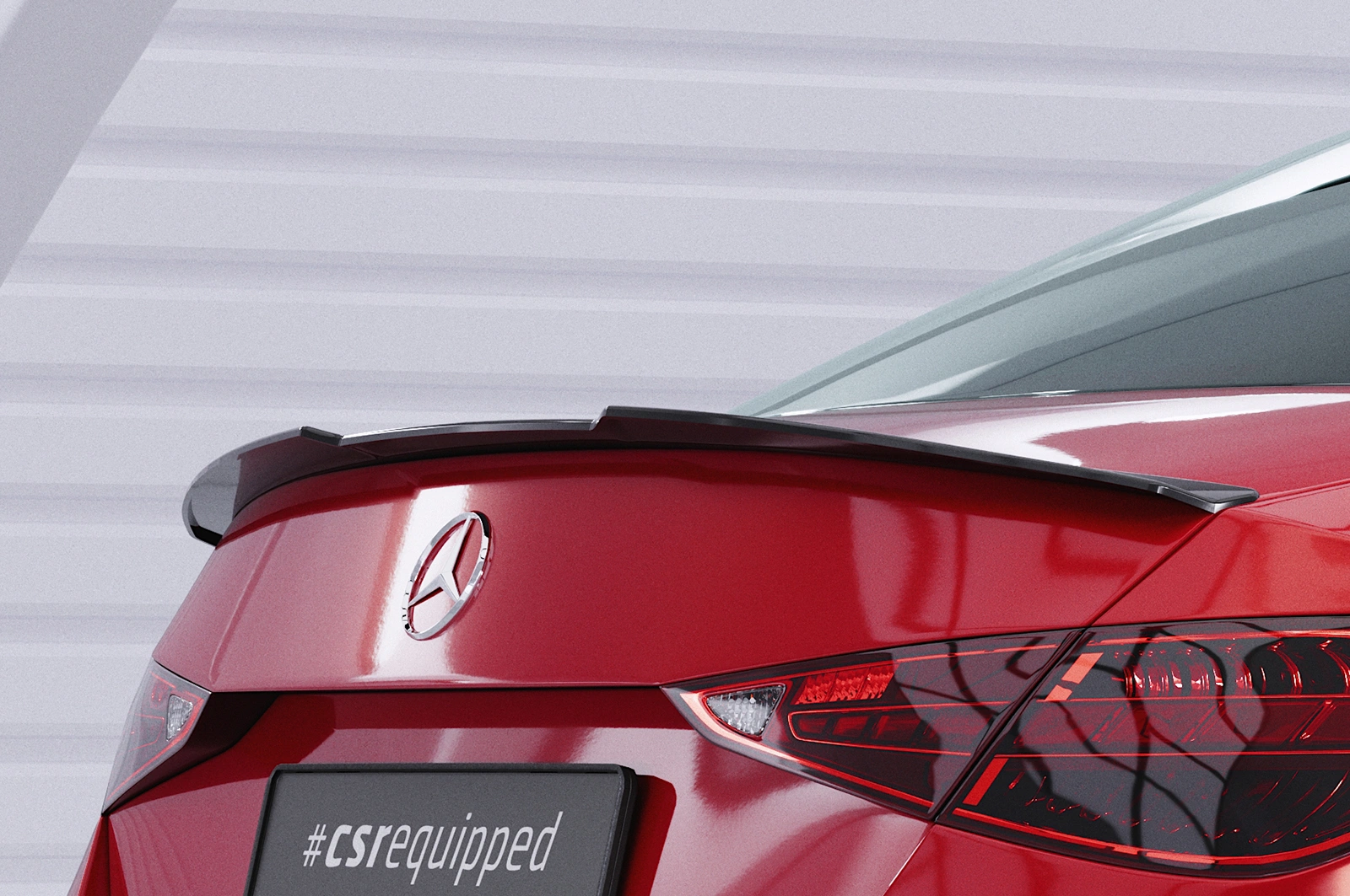 Achterspoiler Mercedes-Benz C-Klasse (W206) Limousine glans zwart 2021–