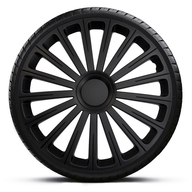 4-Delige Wieldoppenset Radical 14-inch zwart