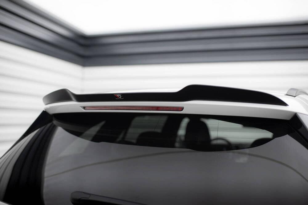 Spoiler passend voor Mercedes C Klasse Estate AMG pakket / C43 AMG Maxton Glans Zwart