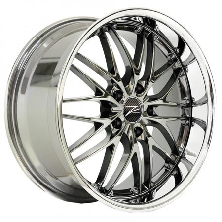 Z-Performance Two Black Chrome Inox 8,5x19 5x112 ET47 Velgen