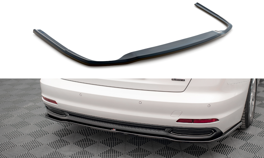 Diffuser passend voor Audi A6 C8 Maxton Glans Zwart