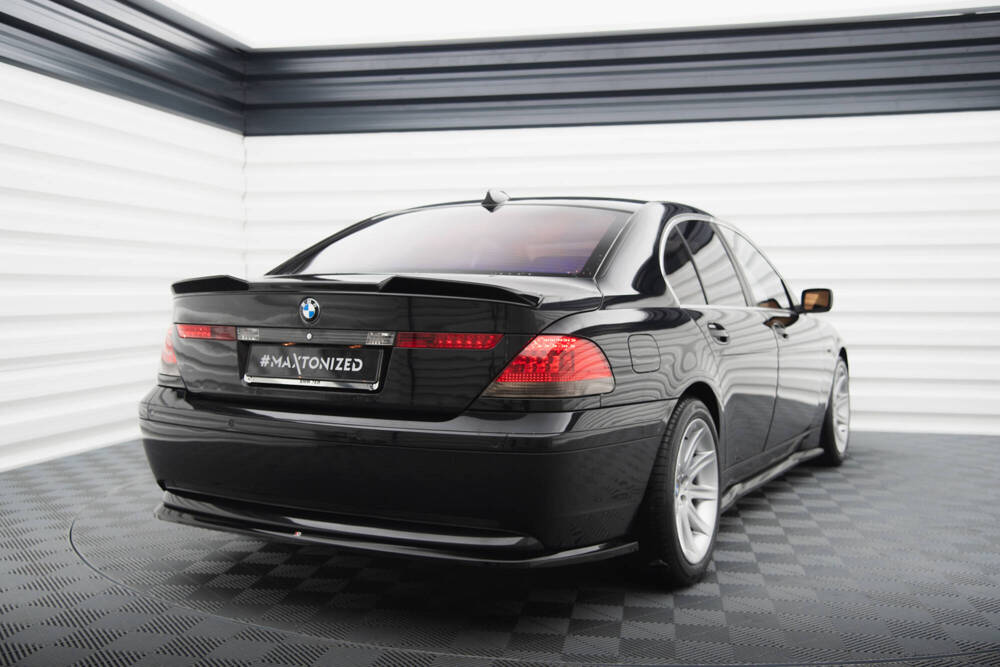 Diffuser passend voor BMW 7 Serie E65 Maxton Glans Zwart