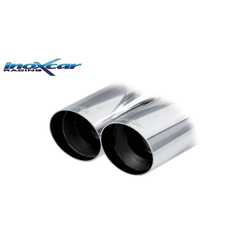 100% RVS Dubbele sportuitlaat  Audi S3 (8V) 2.0 TFSI 300pk 2013- 2x80mm Racing