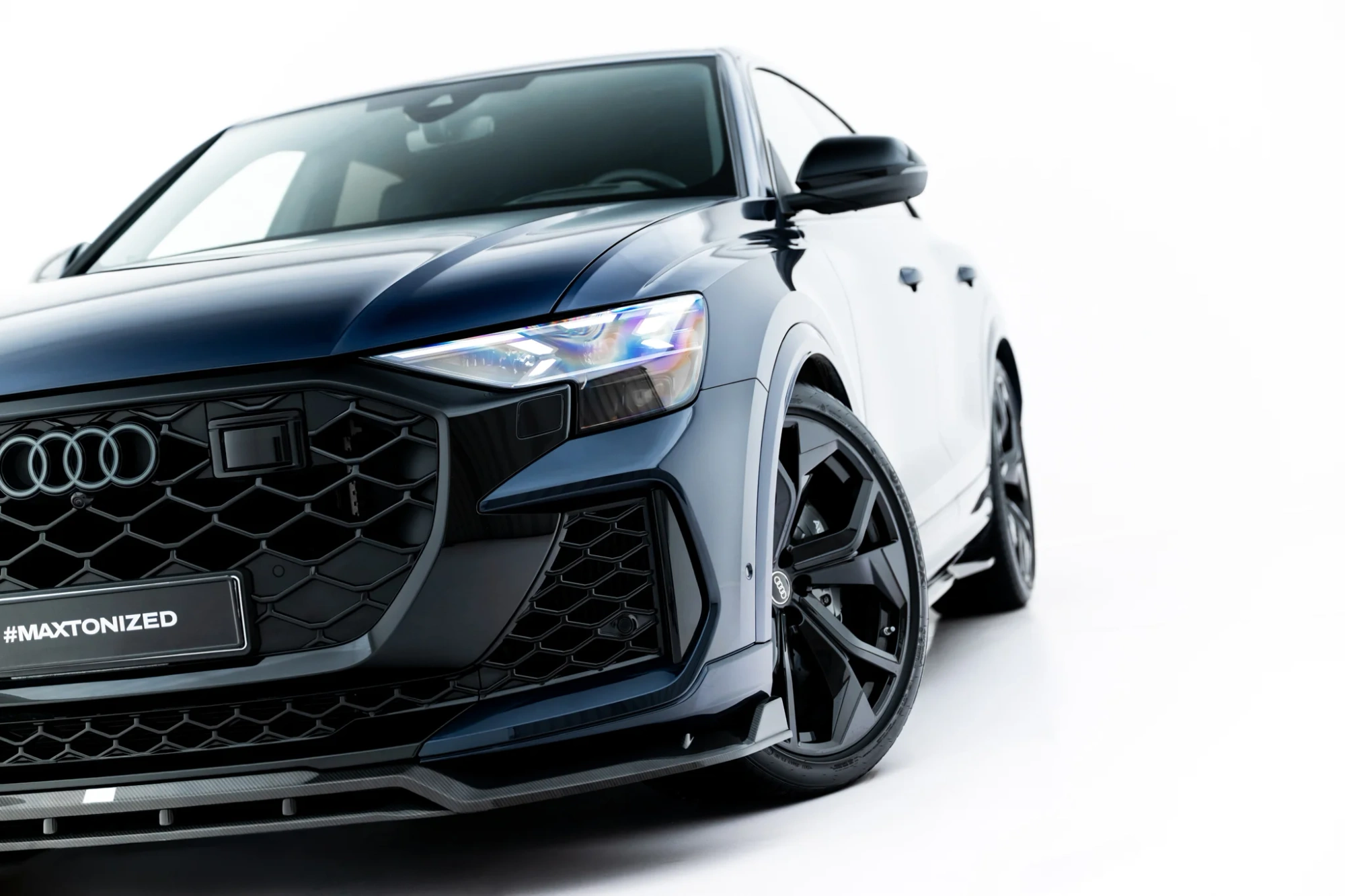Voorspoiler passend voor Audi RSQ8 Maxton Carbon Facelift