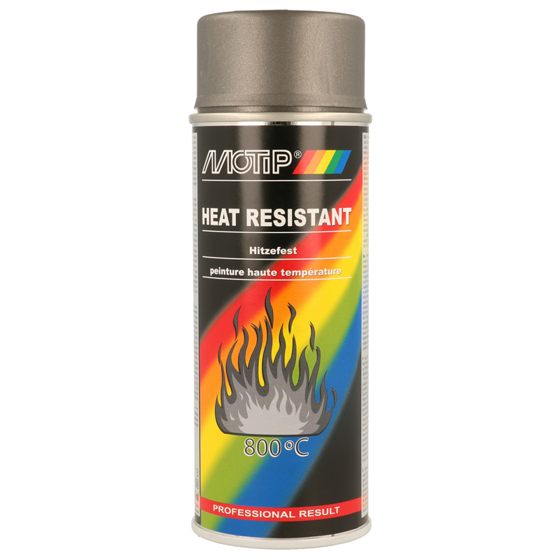 Motip Hittebestendige Lak - Donker antraciet - 400ml